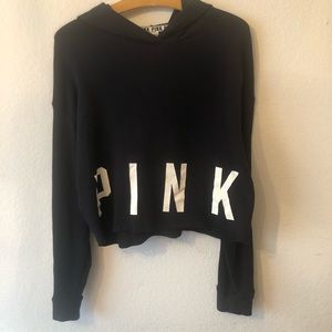 PINK cropped hoodie